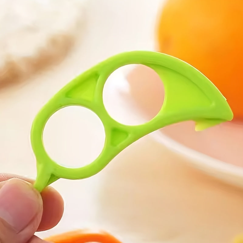 Easy Grip Orange Peeler Set - 1 pc, Multipurpose Plastic Citrus Slicer and Slicer, Home and Kitchen Gadgets