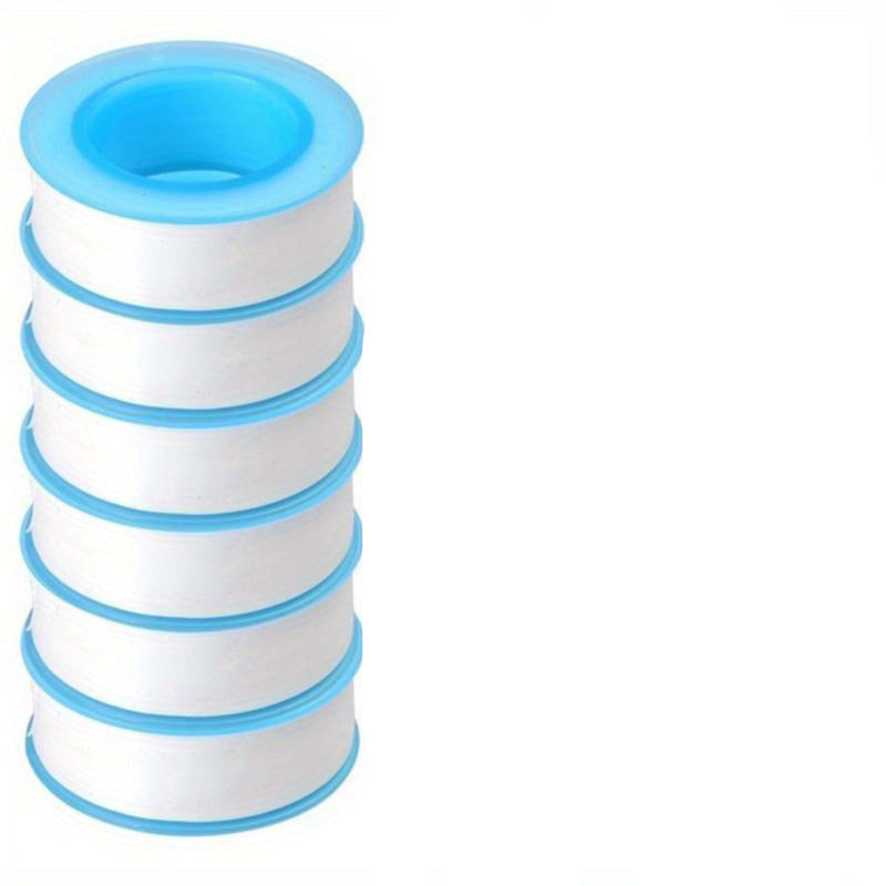 10 Pack PTFE Teflon Tape, Leakproof Sealing Tape, Pipe Thread Sealant, Shower Head Pipe Tape, Kitchen Sink Installation Parts, White