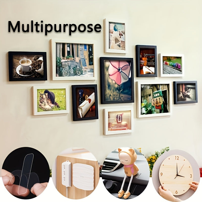 60 pieces double-sided transparent tape package waterproof transparent and easy to tear