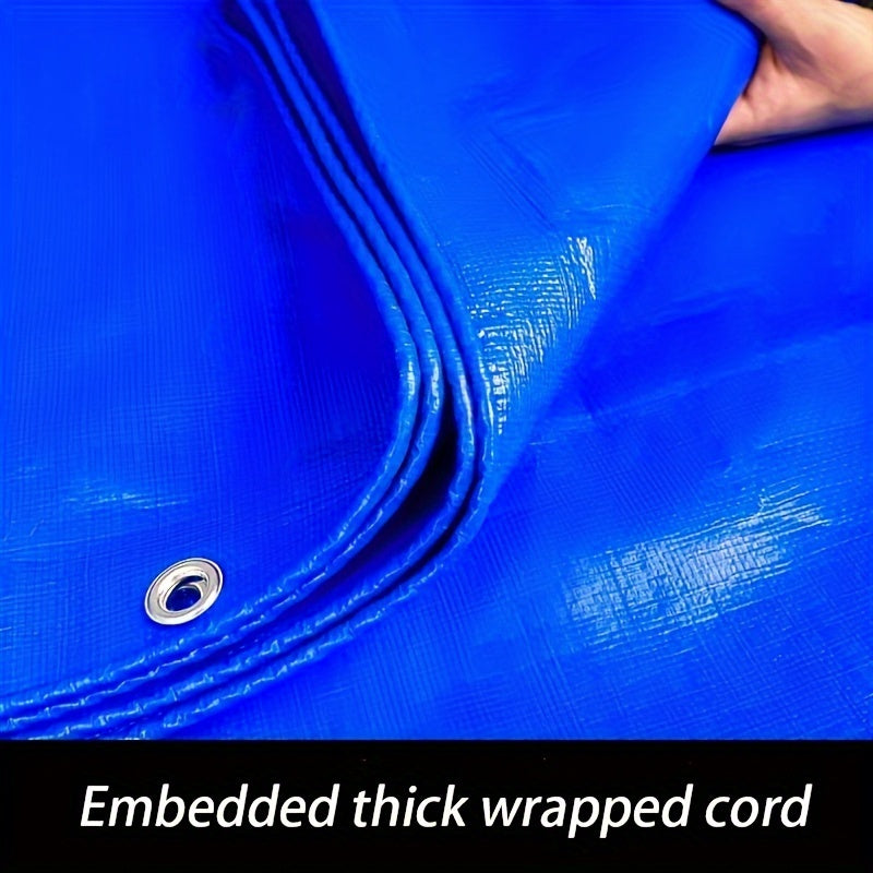 Vandham Heavy-Duty Waterproof Tarpaulin, PE Material, Multipurpose Tarp for Car, Home, Camping, Rain Cover, Protection Canopy - Durable and UV Resistant