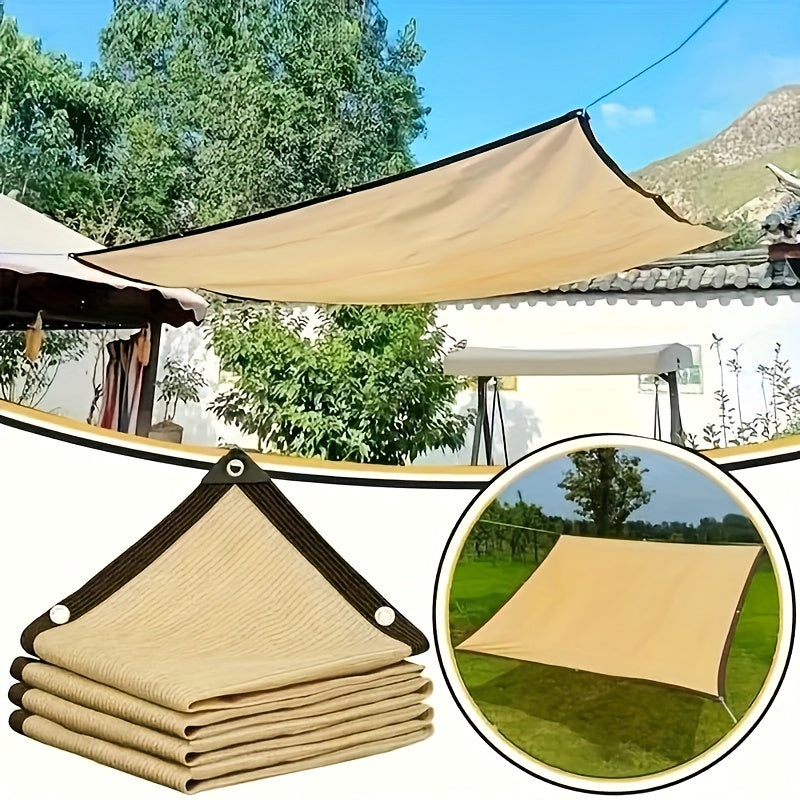 1 piece high density sunshade net for outdoor comfort - 90% UV protection, breathable, suitable for backyard, patio, pool - no extra straps required