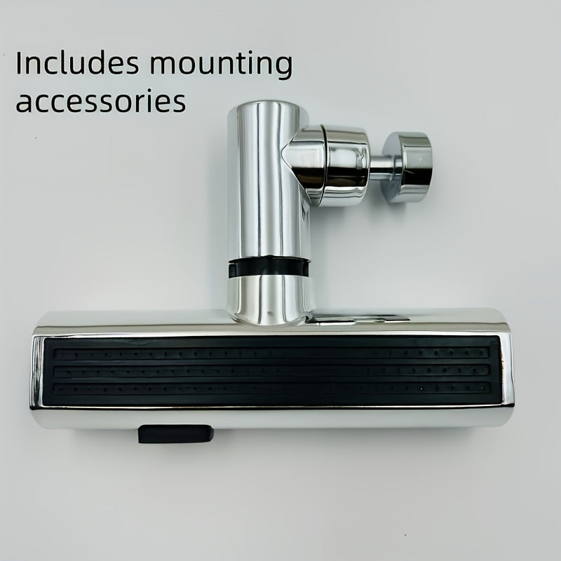 Swivel Kitchen Faucet Set with Touch Control, Waterfall Function and Sink Extension - ABS Material, Anti-Splash Filter, 3 Spray Modes (For Vegetables, Fruits and Dishwashing)