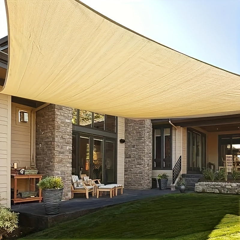 1 piece high density sunshade net for outdoor comfort - 90% UV protection, breathable, suitable for backyard, patio, pool - no extra straps required