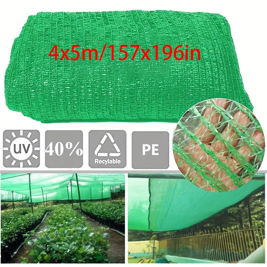 Green PE material dustproof sunshade net for construction sites, gardens and ponds - UV protection net cover for coal, sand, soil - insect proof vegetable net - recyclable environmentally friendly safety net