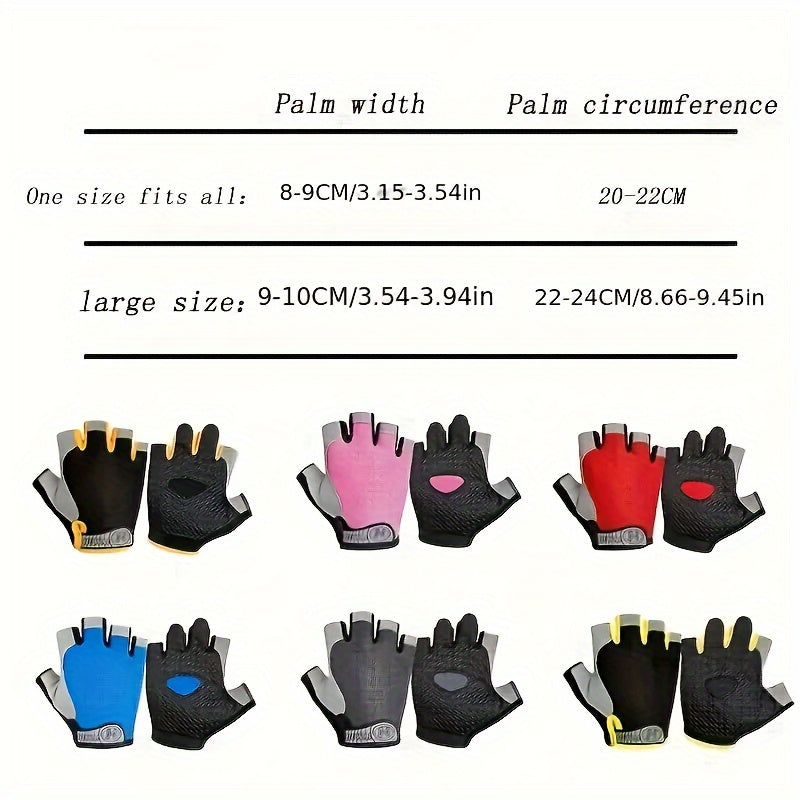 Breathable Non-slip Fitness Gloves - Suitable for Cycling and Outdoor Sports,