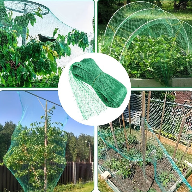 1 Pack, Garden Bird Netting to Protect Vegetable Plants and Fruit Trees, Plastic Pergola Netting for Birds, Deer, Squirrels and Other Animals