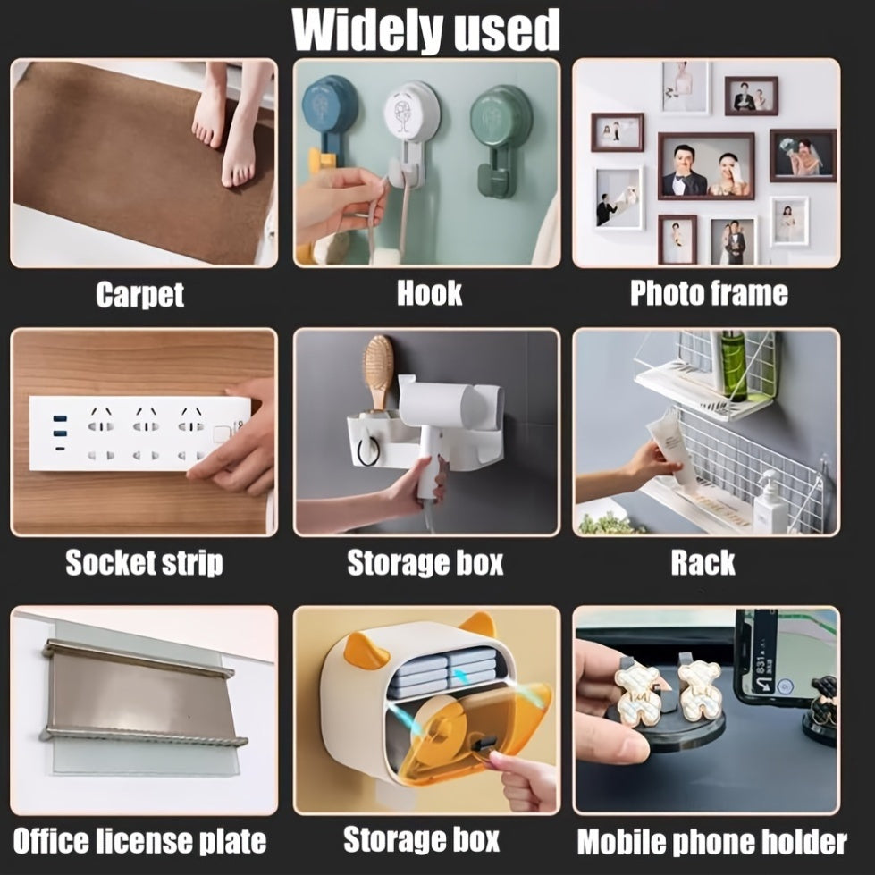 1 Roll of XStrong Reusable Double-Sided Tape, Heavy-Duty Transparent Nano Adhesive Strip, No Residue Washable Tape for Home, Office, and Car Use - Multi-Purpose Removable Mounting Tape