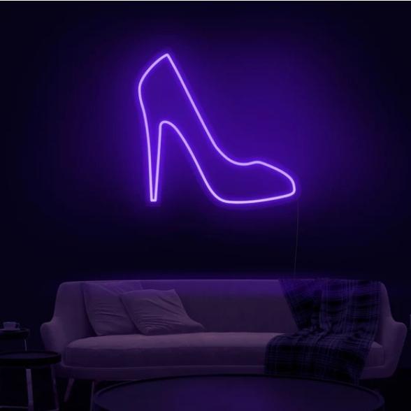 FA-A41 LED High Heel Neon Sign Lamp USB And Battery Operated