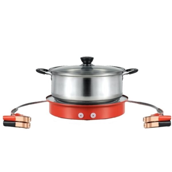 Single Plate Stove With Battery Leads 12V 450W