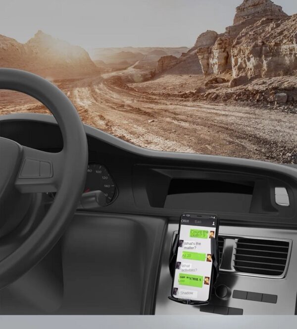 Wolulu AS-50905 Car Wireless 360° Rotation Phone Charger Holder 15W