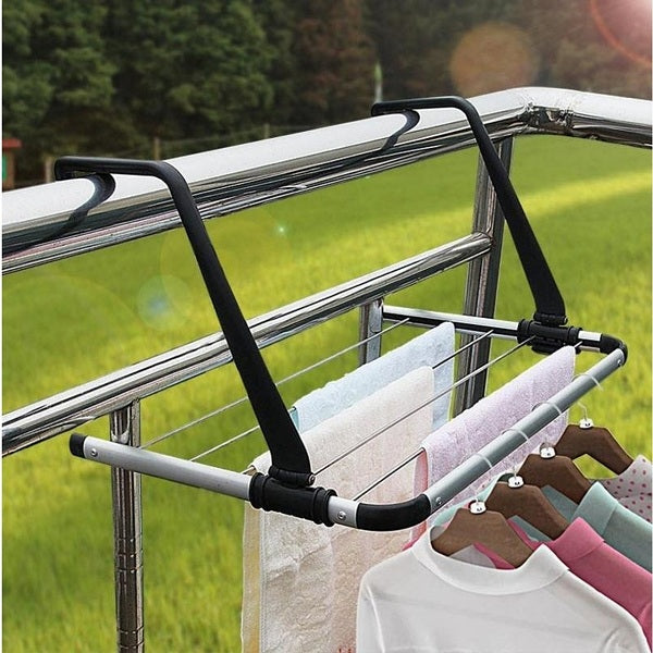 XF0886 Stainless Steel Hook Drying Rack, 5 Lines