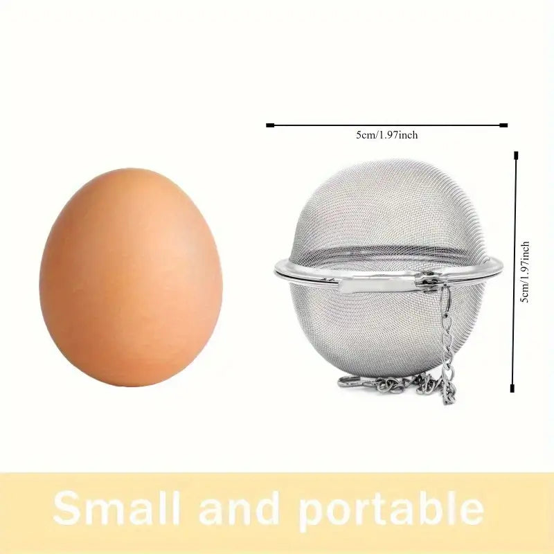 Stainless Steel Herbal Infuser Ball with Locking Clasp