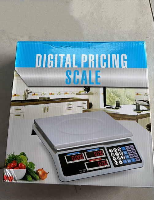 Electronic Pricing Scale LCD Digital Commercial Food Scale SJ-15B