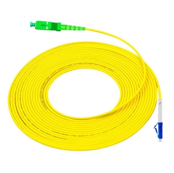 XF0165-5 SC/APC – LC/UPC Simplex Single Mode Fiber Optic Patch Cord 2.0mm 30M