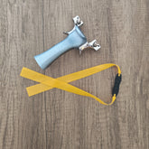 Light Blue Collector's Display Piece Elegant Outdoor Decoration with Two Elastic Bands for Hunting Fishing Independence Day Displays Non Functional Decoration Only Ideal Gift for Collectors Collector's Item Sleek Design Textured Grip