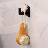 Heavy Duty Stainless Steel No Drill Wall Hook Modern Minimalist Bathroom Entryway Closet Organizer Easy Installation Space Saving Coat Rack for Towels Coats Hats Ideal for Home Office Hotel Use Black/White Finish Entryway Storage