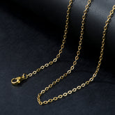 1pc Plated 316L 316 316L 316 316L Stainless Steel Necklace 2mm Wide 17.72/21.65 Inch Fashionable Unisex Jewelry for Daily Wear & Gifting Washable Ideal for Men & Women Everyday Jewelry|Fashionable Necklace|Durable Jewelry Necklace/chain For Men M