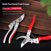 1pc Heavy Duty Garden Pruning Shears with Non Slip Grip Professional Gardening Shears SK5 Steel Blades Sharp Cutting Edge for Fruit Trees Shrubs Flowers Vegetables Ideal for Home & Commercial Use Durable Garden Tool for Men & Women Pruning She