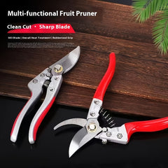 1pc Heavy Duty Garden Pruning Shears with Non Slip Grip Professional Gardening Shears SK5 Steel Blades Sharp Cutting Edge for Fruit Trees Shrubs Flowers Vegetables Ideal for Home & Commercial Use Durable Garden Tool for Men & Women Pruning She