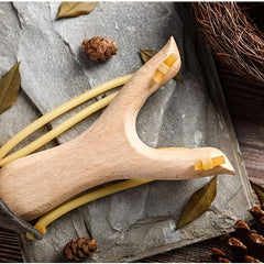 4pcs Wooden Slingshot for Adults & Youth Durable Outdoor Hunting Catapult with Ergonomic Grip Lightweight & Portable Design for Hunting Target Practice and Outdoor Games Hunting Accessories Natural Wood Finish Sturdy Construction Youth Hunting Ge