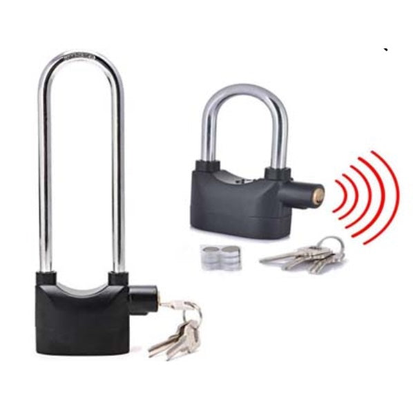 110 DBA Anti Theft Siren Security Alarm Movement Shock Sensor Lock