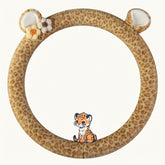 Women's Winter Plush Steering Wheel Cover Soft Warm Non Slip Short Hair Wheel Protector with Inner Ring Cute Car Steering Wheel Wrap for Cold Weather Driving Fit for Most (Pink/Beige) Cozy Car Accessories