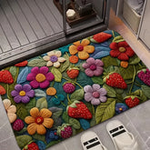 1 Spring Flower Door Mat Non Slip Backing