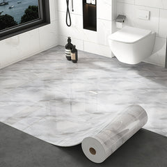 2 Rolls 15.7x118 Inch Thickened Version 3mm Thickness Easy to Peel and Apply Vinyl Flooring Durable and Removable Waterproof Marble Tile Stickers. Self Adhesive Modern Marble Pattern Floor Tile Decals Suitable For Kitchen Living Room Office