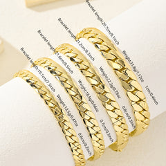 1pc 14K Golden Plated Cuban Chain Necklace Heavy Duty Cuban Link Jewelry ic Free Men's & Women's Daily Wear Party & Holiday Gift (Christmas/Halloween/Thanksgiving) Year Round Luxury Accessory 14K Golden Plated Chain for Year Round Style &