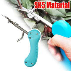 VARIEA 1pc Blue High Quality SK5 Garden Shears Professional Ergonomic Pruning and Fruit Picking Tool Multi Purpose Home Flower Trimming Scissors with Comfortable Handle Garden Pruning Shears Fruit Picking Shears Modern Garden Tool Durable Garden Sh
