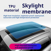 A High End Protective Film TPUPPF That Offers Heat Insulation Explosion Resistance And UV Protection a Sunshade for Vehicle Sunroofs And a Film for Vehicle to Reduce Temperature.