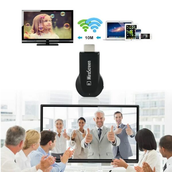 MiraScreen Wireless WiFi Display Dongle 1080P HDMI TV Stick Screen Mirroring Miracast