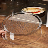 1pc Microwave Shatterproof Food Cover Heavy Duty Heat Resistant Lid Detachable & Washable Microwaveable Dome Lid for Camping BBQ Microwave Stackable Dish Cover for Vegetables Fruits Hot Plates & Bowls