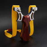 PIAOYU Professional Hunting Slingshot Heavy Duty Alloy & Metal construction Ergonomic Curved Grip Adjustable Strap for Hunting Target Practice Outdoor Ideal Gift for Hunters & Outdoor Enthusiasts