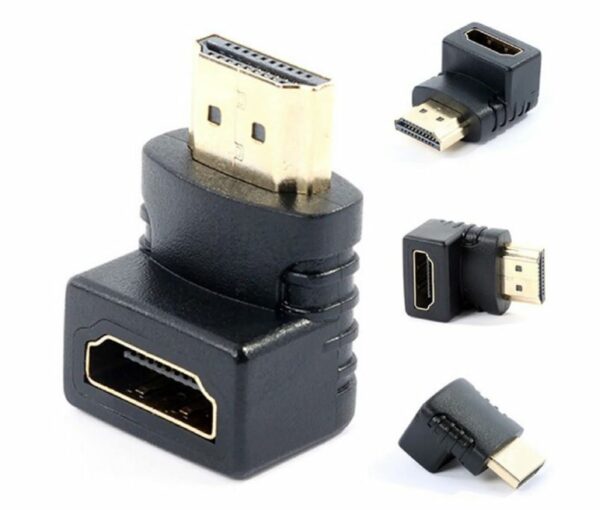 SE-L58 90° Angle HDMI Male To Female Pack Of 100