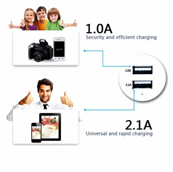 SE-TQ02 Dual USB Car Charger 2.1A