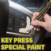 Professional Grade Liquid Black Plastic Repair Marker & Auto Paint Marker Pen All in One Formula for DIY Car Paint Touch Up Dashboard Steering Wheel Trim & Plastic Surface Scratch Removal (Compatible with Plastic Surfaces)