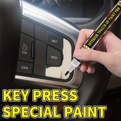 Professional Grade Liquid Black Plastic Repair Marker & Auto Paint Marker Pen All in One Formula for DIY Car Paint Touch Up Dashboard Steering Wheel Trim & Plastic Surface Scratch Removal (Compatible with Plastic Surfaces)