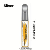 Universal Alloy Wheel Scratch Repair Pen Quick Fix for Wear and Marks Suitable for Silvery Rims on Car Hubs with Curb Damage Easy to Use & Portable. Durable Effects. Compact Kit Design Highquality Compound Effective Formula Auto Detailers Vehicle
