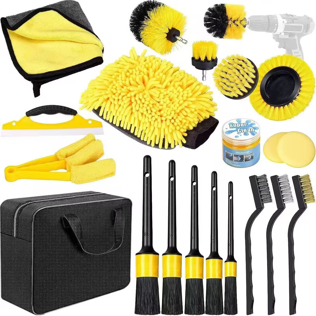 car cleaning toolkit