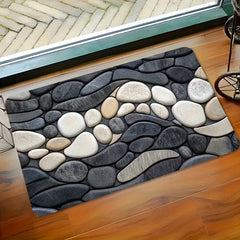 Extra Absorbent Diatomite Bath Mat With Natural Stone