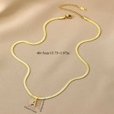 Women'S Necklace Initials A Z Letters Delicate Chain with Synthetic Synthetic Synthetic Synthetic Zircon Stones Elegant Everyday & Formal Jewelry Gift for Women Birthday/Anniversary Present Bohemian Style Fine Craftsmanship Statement Piece Fash