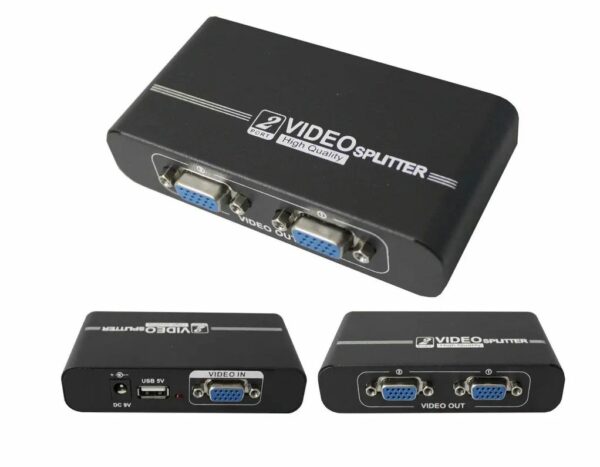 102A 2 Port VGA Splitter 550MHz