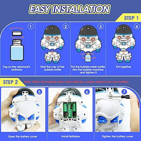 0011 Bubble Robot Astronaut