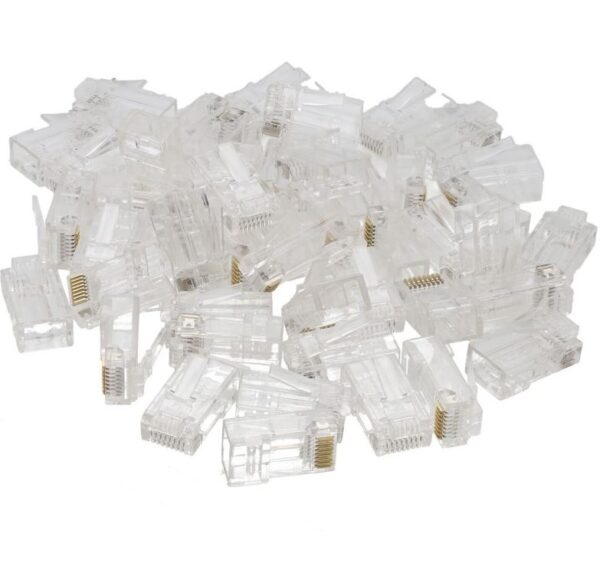 XF0567 RJ45 Cat 6 Network Cable Connector Crystal Head (Unshielded)100pc