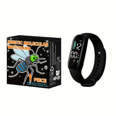 Electronic Mosquito Repelling Wristband Sports Mosquito Repelling Physical Mosquito Repelling Touch Screen Fashionable and Casual Suitable for Both Men and Women 1pc