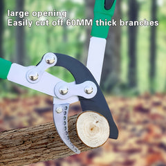1pc Heavy Duty Pruning Shears Multi Functional Garden Branch Cutter High Quality Labor Saving Home Gardening Tool for Agriculture & Sanitation Trimming Branches of Fruit Trees and Flowers in Nurseries Bonsai Potted Plants. Ideal Landscaping Tree
