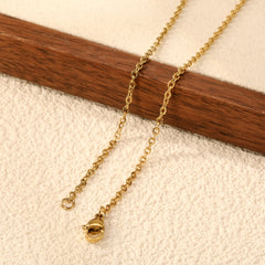 1pc Plated 316L 316 316L 316 316L Stainless Steel Necklace 2mm Wide 17.72/21.65 Inch Fashionable Unisex Jewelry for Daily Wear & Gifting Washable Ideal for Men & Women Everyday Jewelry|Fashionable Necklace|Durable Jewelry Necklace/chain For Men M