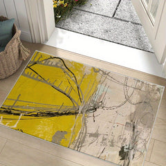 1Pc Modern Abstract Welcome Mat Non Slip Indoor/Outdoor Door