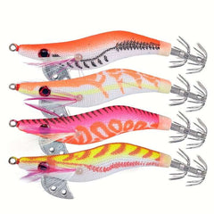 1pcs Luminous Bionic Bait Wood Shrimp Fishing Tackle 8cm 8g